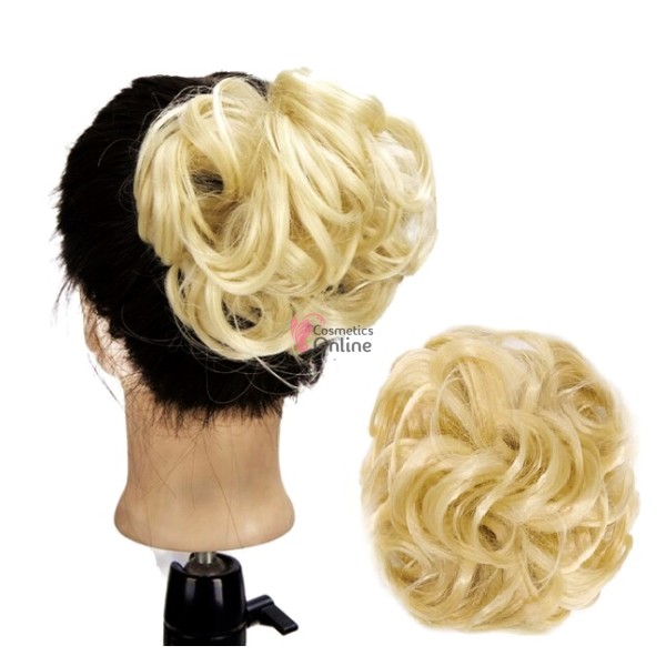 Coc modern din par artificial cu cleste AM10107 - Blond Deschis Ash